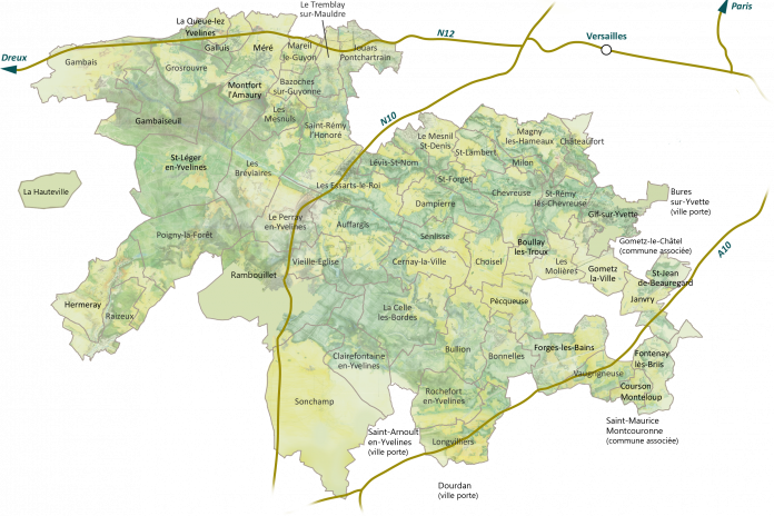 carte PNR 55 communes