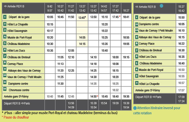 Horaires Baladobus 2017 Horaires Baladobus 2017