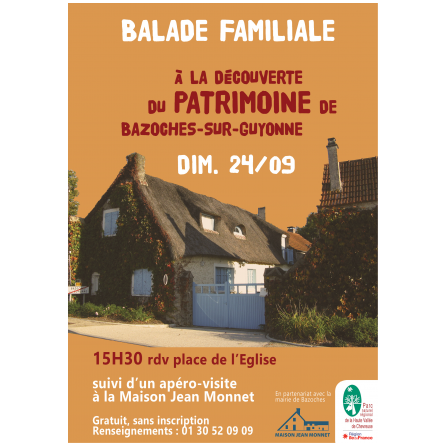 Balade familiale patrimoine Bazoches-sur-Guyonne