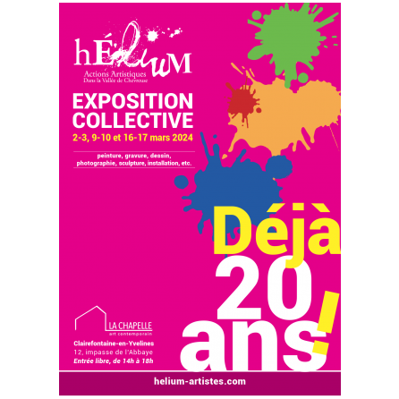 Hélium,  exposition déjà 20 ans!