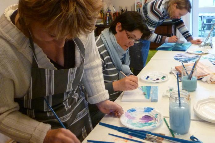 Cours de Dessin, Aquarelle, Peinture et Modelage