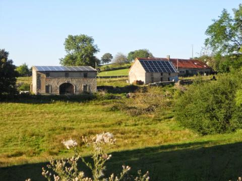 Unité photovoltaïque en Auvergne