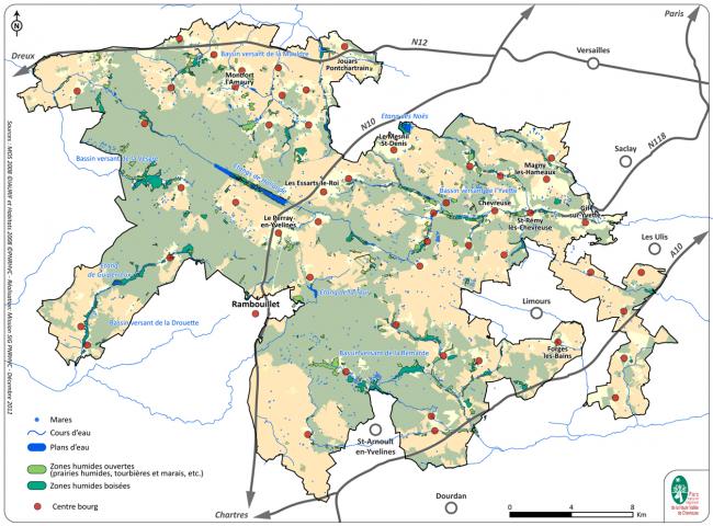 Carte Eaux et vallées