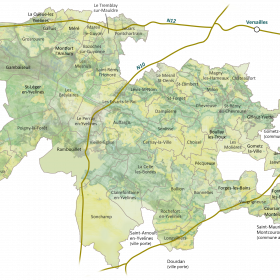 carte PNR 55 communes