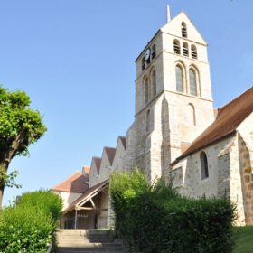 Entrée de l'église - accès piéton